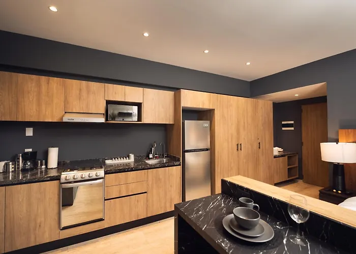 Loft Elegante Con Balcón Privado En Roma Norte Cidade do México