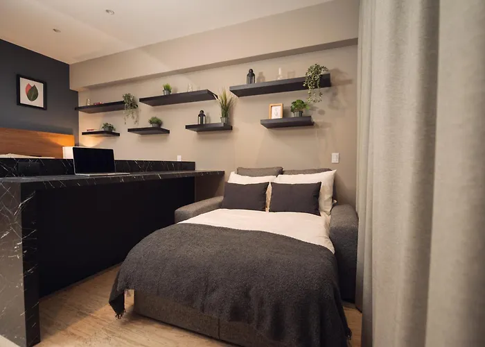 Loft Elegante Con Balcón Privado En Roma Norte